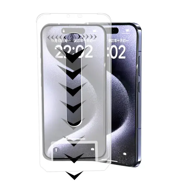 iPhone Screen Protector with Easy-Install Dust-Removal Kit ( All iphone models available ) (Clear, iPhone 11 Pro Max/XS MAX)