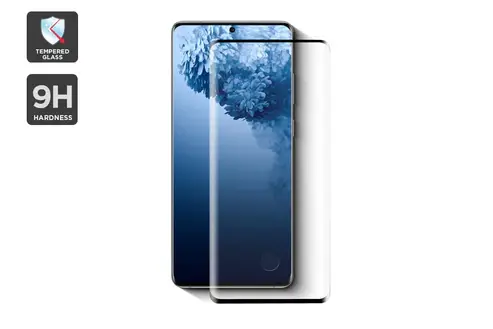 5D Full Cover 9H Curved Tempered Glass For Samsung Galaxy S10 Black